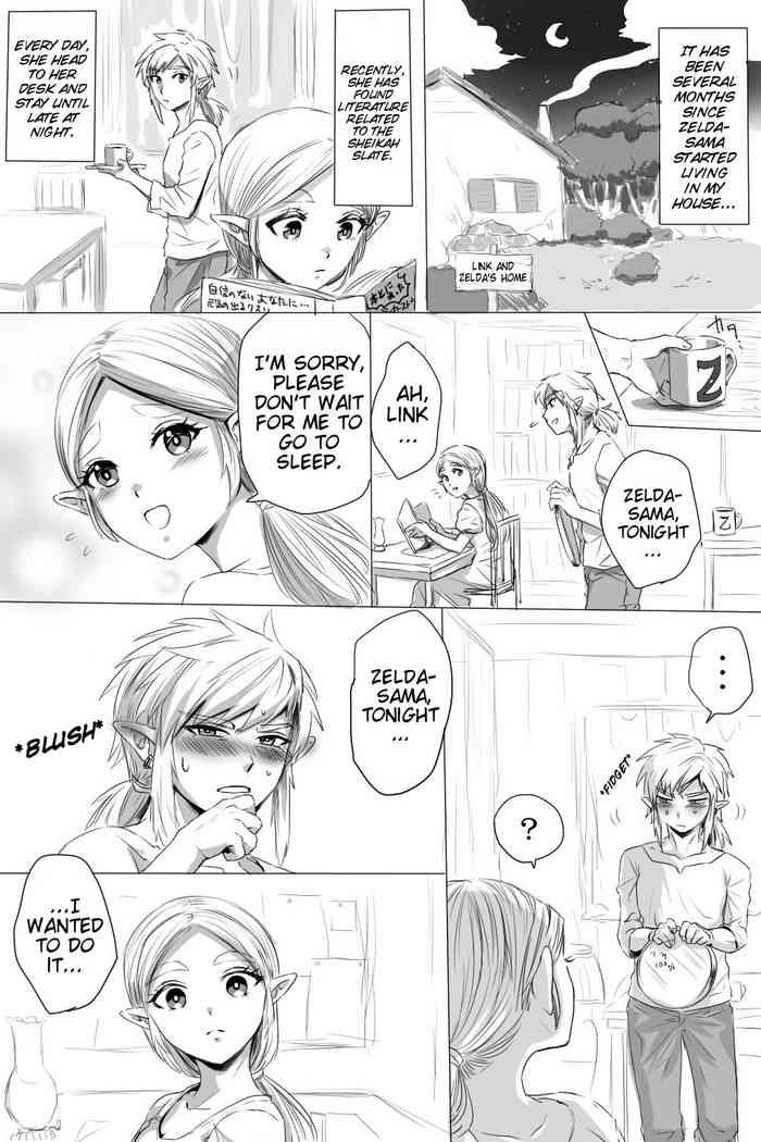 breawi no linzel ga hitasura ichaicha shite sukebe na koto suru manga a botw manga where link and zelda earnestly flirt and do lewd things cover